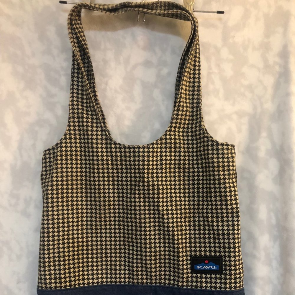 Kavu Tote Bag, Houndstooth Print